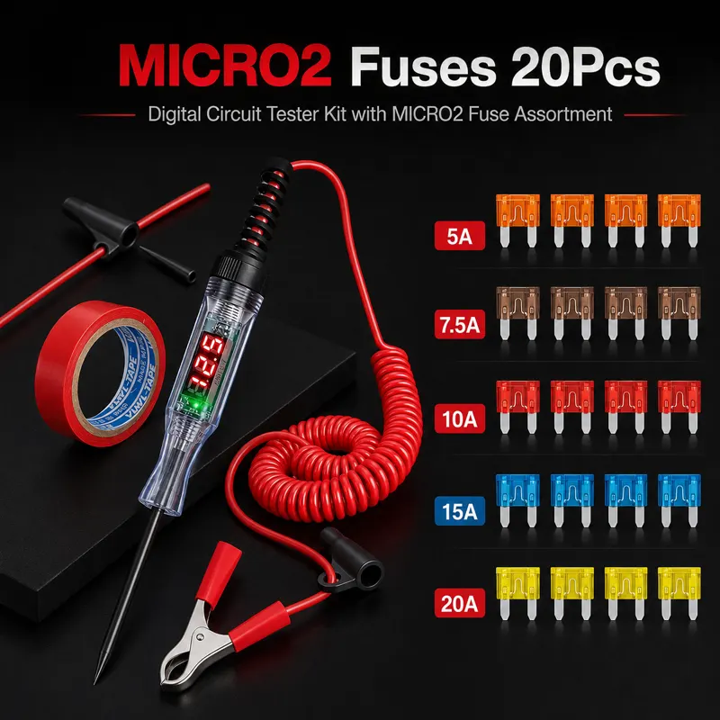 Circuit Tester · Micro2 Fuse 20pcs Set